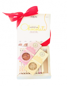 Premium-Rohschokoladen-Geschenkbox - Kleine Schokoladen mit Special-Edition-Geschmacksrichtungen