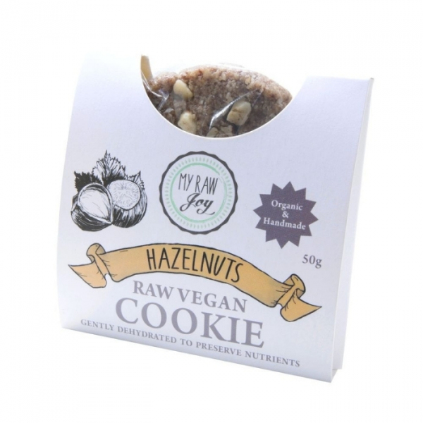 Raw Energie Cookie - Haselnuss (Box mit 10 Stück)