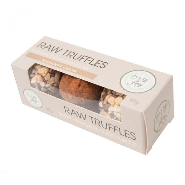 Raw Gourmet Truffles - Hazelnut Cream (Box of 10)
