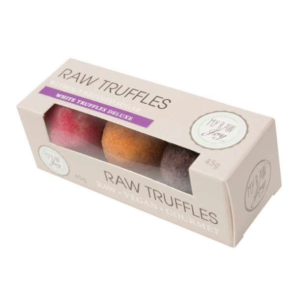 Raw Gourmet Truffles - White Deluxe (Box of 10)