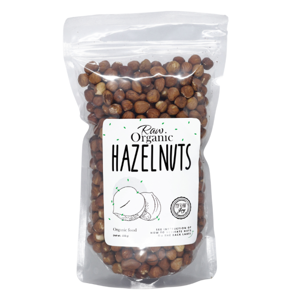 Raw Organic Hazelnuts 1kg
